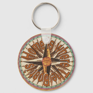 Llavero Casa es donde está el barco, Nautical Sea Shipping