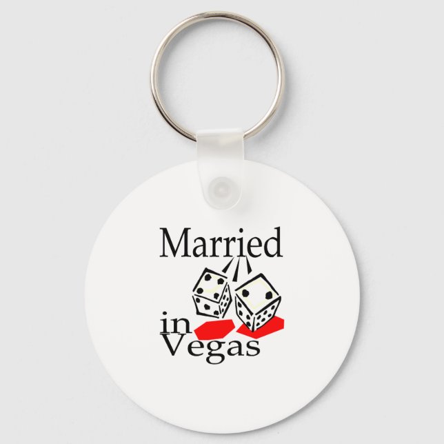 Llavero Casado En Las Vegas (Dice) (Anverso)