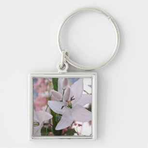 Llavero casando el lirio blanco florece vides de amor