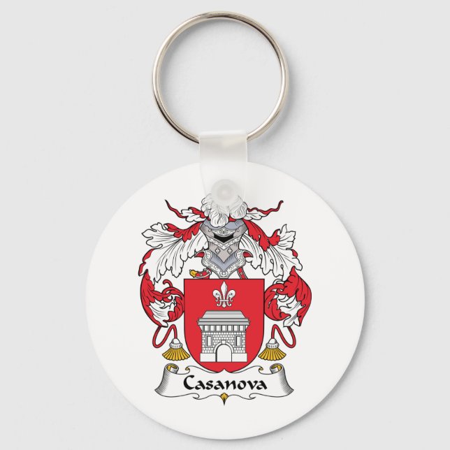 Llavero Casanova Family Crest (Anverso)