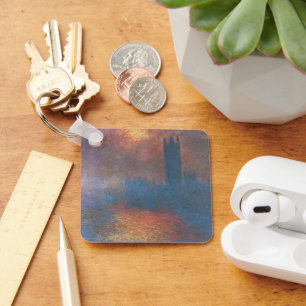 Llavero Casas del Parlamento, Londres por Claude Monet