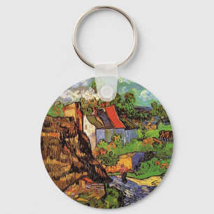 Llavero Casas en Auvers, Vincent van Gogh. Pueblo