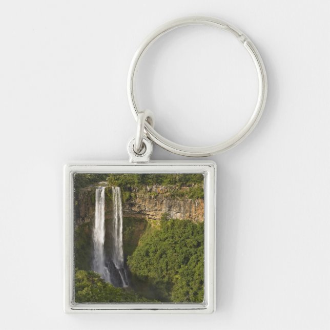Llavero Cascada de Chamarel-la más alta de Mauricio, sobre (Frente)