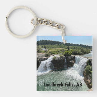 Llavero Cascadas de Lundbreck - Paisaje de Alberta
