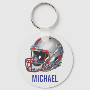 Llavero Casco de fútbol motivacional inspirador nombre