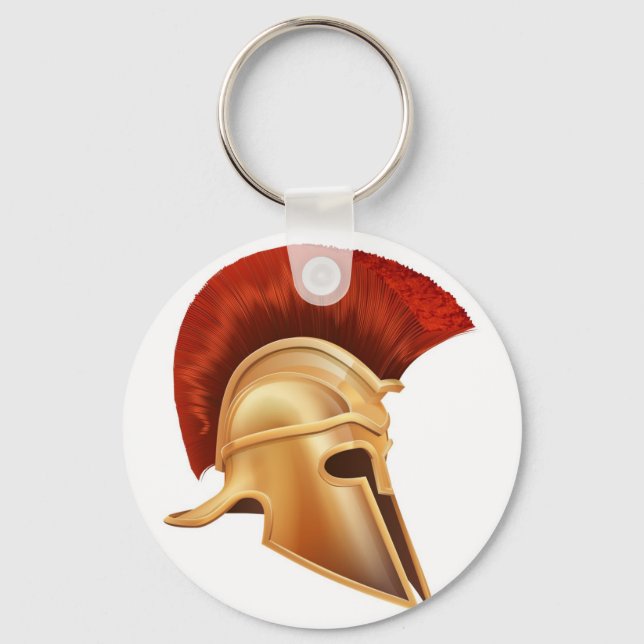 Llavero Casco del antiguo guerrero griego (Anverso)