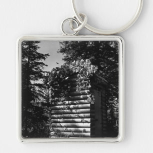 Llavero Caseta exterior de lujo Vintage USA Alaska 1970