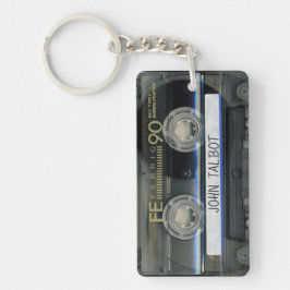 Llavero Casete de mixtape de cinta de audio Retro T1 perso