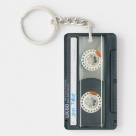 Llavero Casete de mixtape de cinta de audio Retro T6 perso