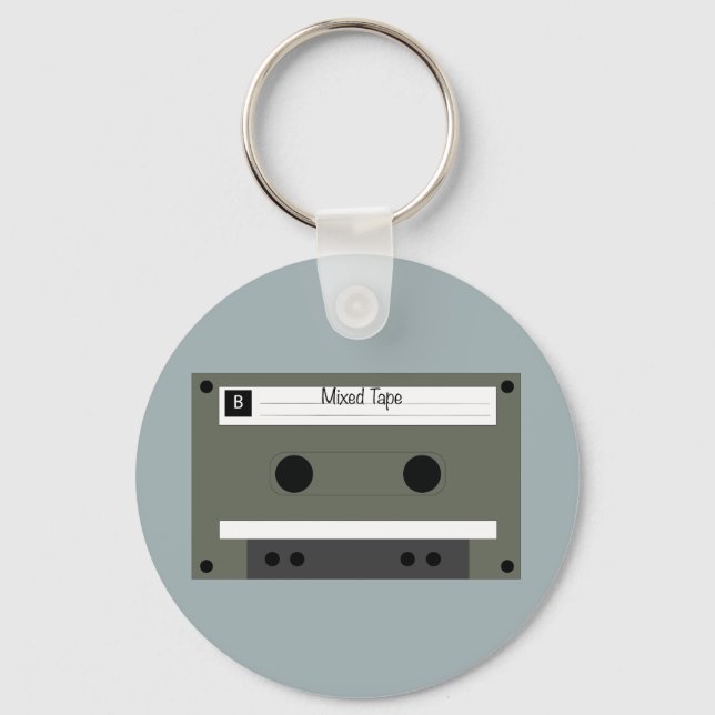 Llavero Cassette, Mixed Tape (Anverso)