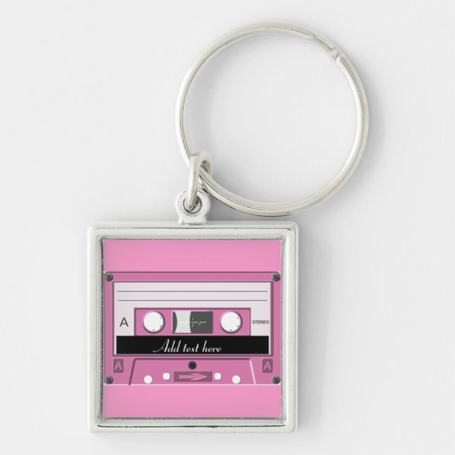 Llavero Cassette, Old School_ (Frente)