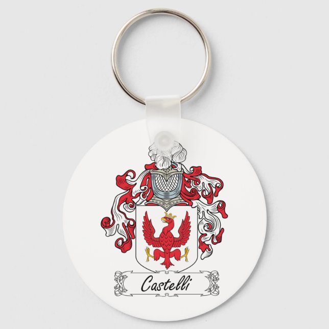 Llavero Castelli Family Crest (Anverso)