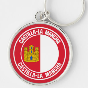 Llavero Castilla-La Mancha Round Emblem