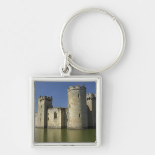 Llavero Castillo de Bodiam (1385), reflejado en foso, Este