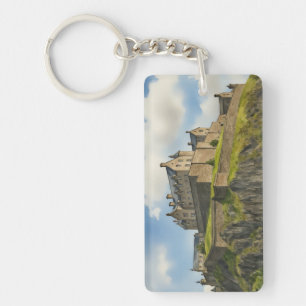 Llavero Castillo de Edimburgo Watercolor Escocia