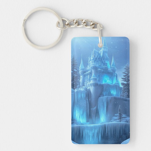 Llavero Castillo de hielo de sueños congelados (Frente)