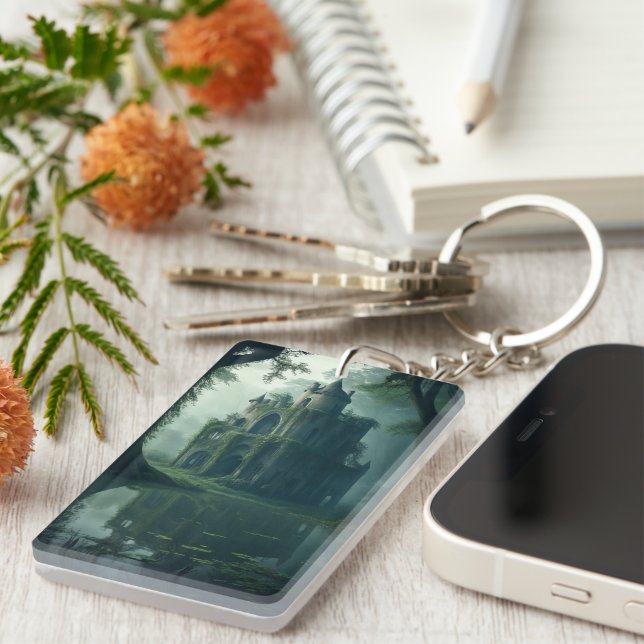 Llavero Castillo de la ciénaga prohibida (Frente Derecha)