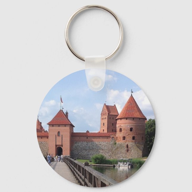 Llavero Castillo de la isla Trakai - LITHUANIA — (Anverso)