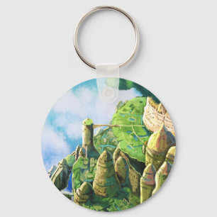 Llavero Castillo de Laputa en la cadena de claves del ciel