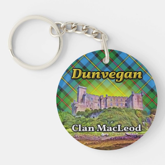 Llavero Castillo de MacLeod Dunvegan del clan (Frente)