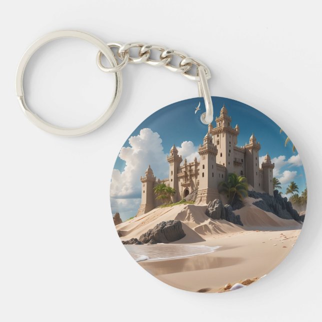 Llavero Castillo desde la playa de Posibilidades (Frente)