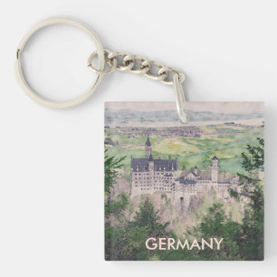 Llavero Castillo Retro Neuschwanstein en Alemania