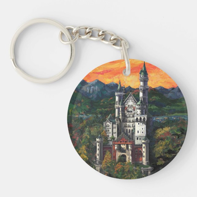 Llavero Castillo Schloss Neuschwanstein (Frente)