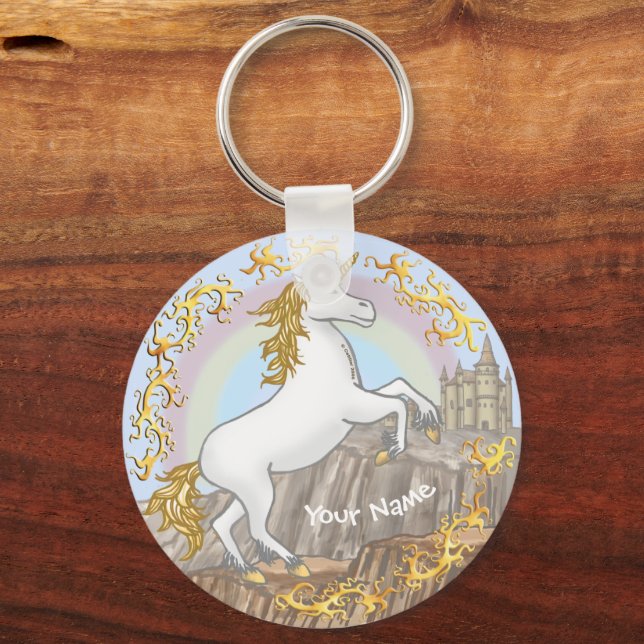 Llavero Castillo Unicornio (Anverso)