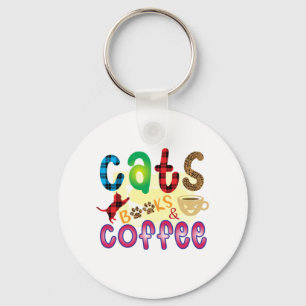Llavero Cat Art Cats Libros Café