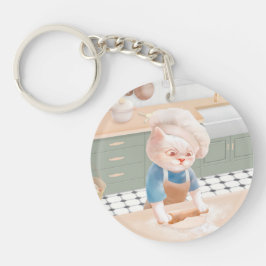 Llavero Cat Baker Baby - Acogedor Kneading