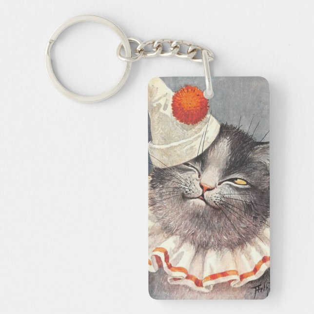 Llavero Cat Clown by Arthur Thiele (Frente)