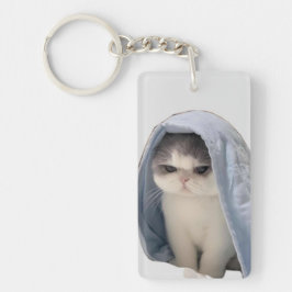 Llavero Cat con cadena de llaves abierta