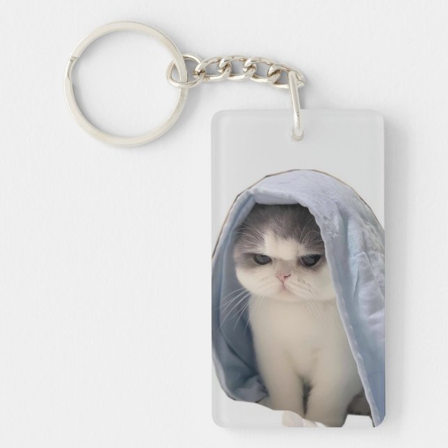 Llavero Cat con cadena de llaves abierta (Frente)