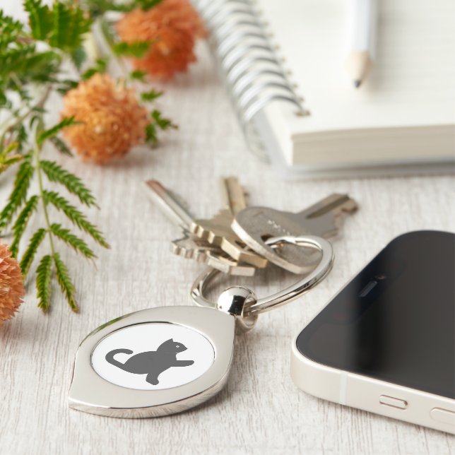 Llavero Cat Dice Hola (Lateral)