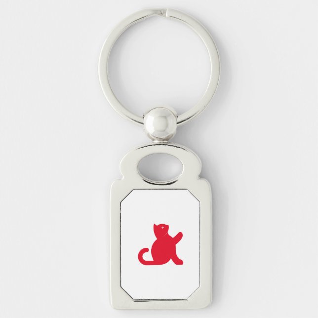 Llavero Cat Dice Hola (Anverso)