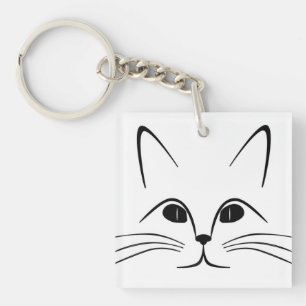 LLAVERO CAT FACE