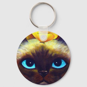 LLAVERO CAT KEYCHAIN EN SIAMÉS