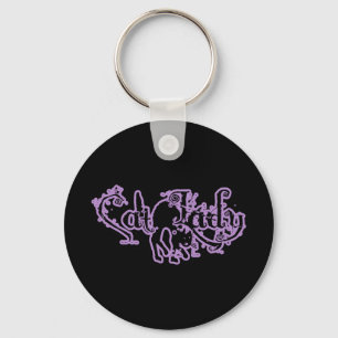 Llavero Cat Lady Purple