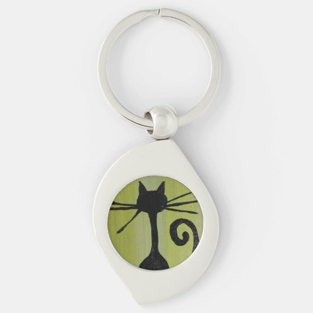 LLAVERO CAT LOVE ARTISTIC GIFT (Anverso)