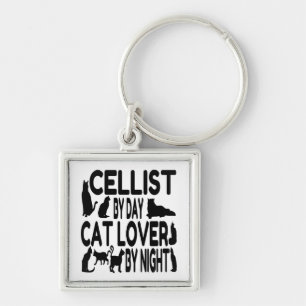 Llavero Cat Lover Cellist