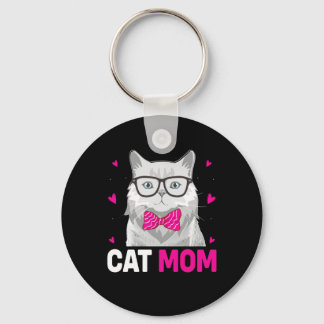 Llavero Cat Mom Happy Mothers Day