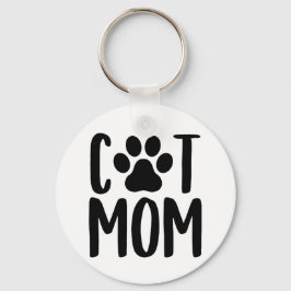 Llavero Cat Mom Keychain