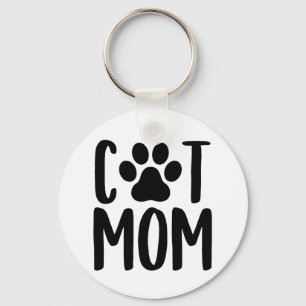 Llavero Cat Mom Keychain