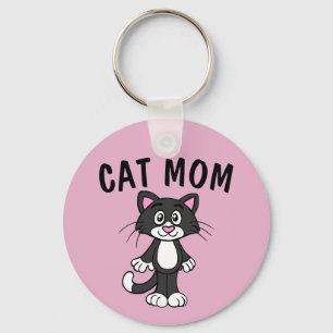 LLAVERO CAT MOM PINK KEY CHAIN