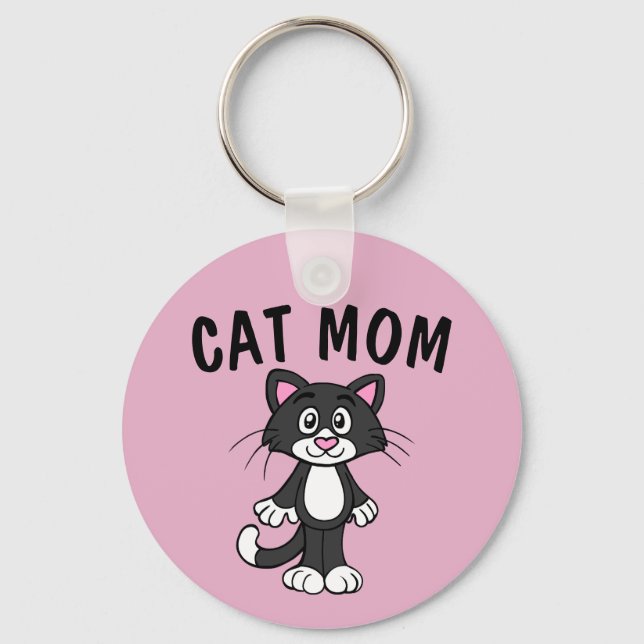 LLAVERO CAT MOM PINK KEY CHAIN (Anverso)