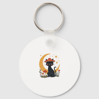 Llavero Cat Mushroom Hat Cottagecore Kitten Kitty Women Gi