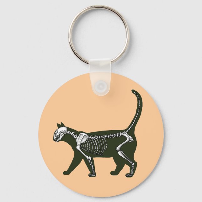 Llavero Cat Skeleton (Anverso)
