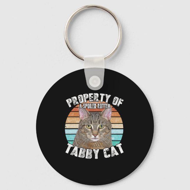 Llavero Cat Tab Gracioso Cat Lover Regalos Para Hombres (Anverso)