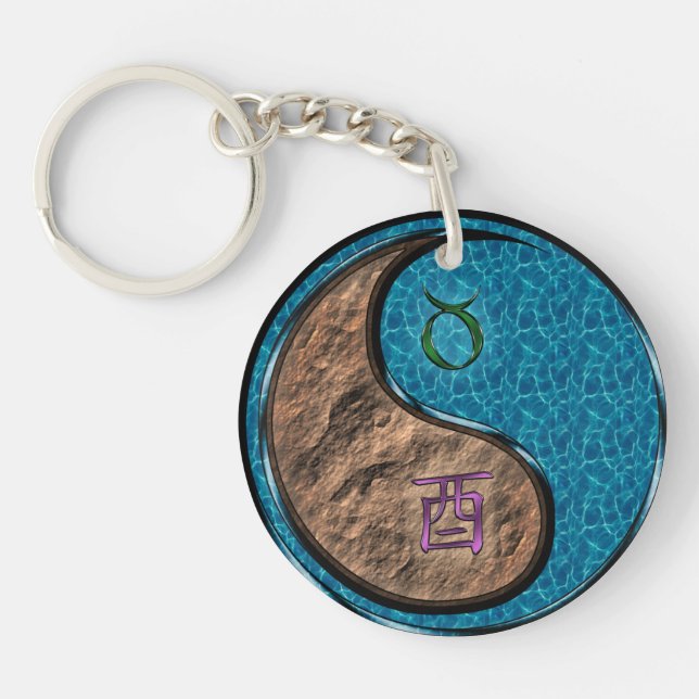 Llavero Catálogo de Taurus y Agua (Frente)
