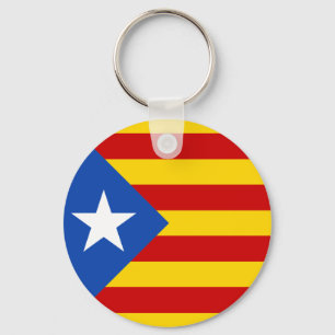 Llavero Catalonia Estrellada Flag Keychain